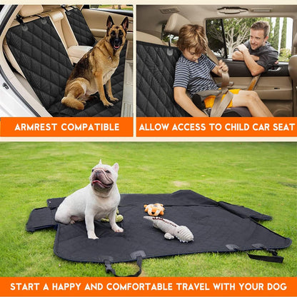 Dog Car Seat Cover – Waterproof & Non-Slip Back Seat Protector