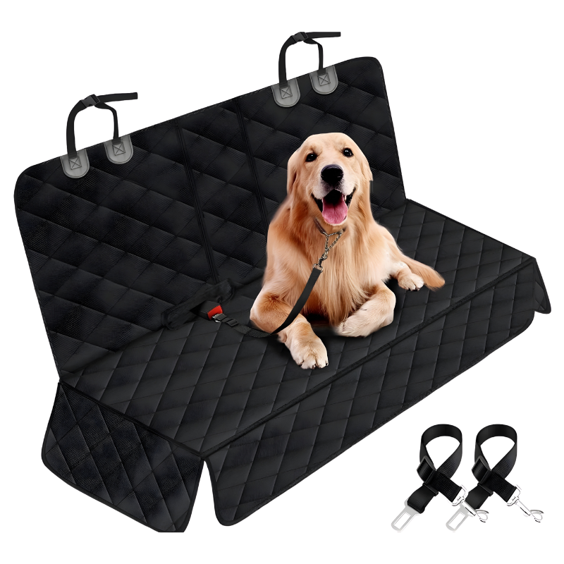 Dog Car Seat Cover – Waterproof & Non-Slip Back Seat Protector